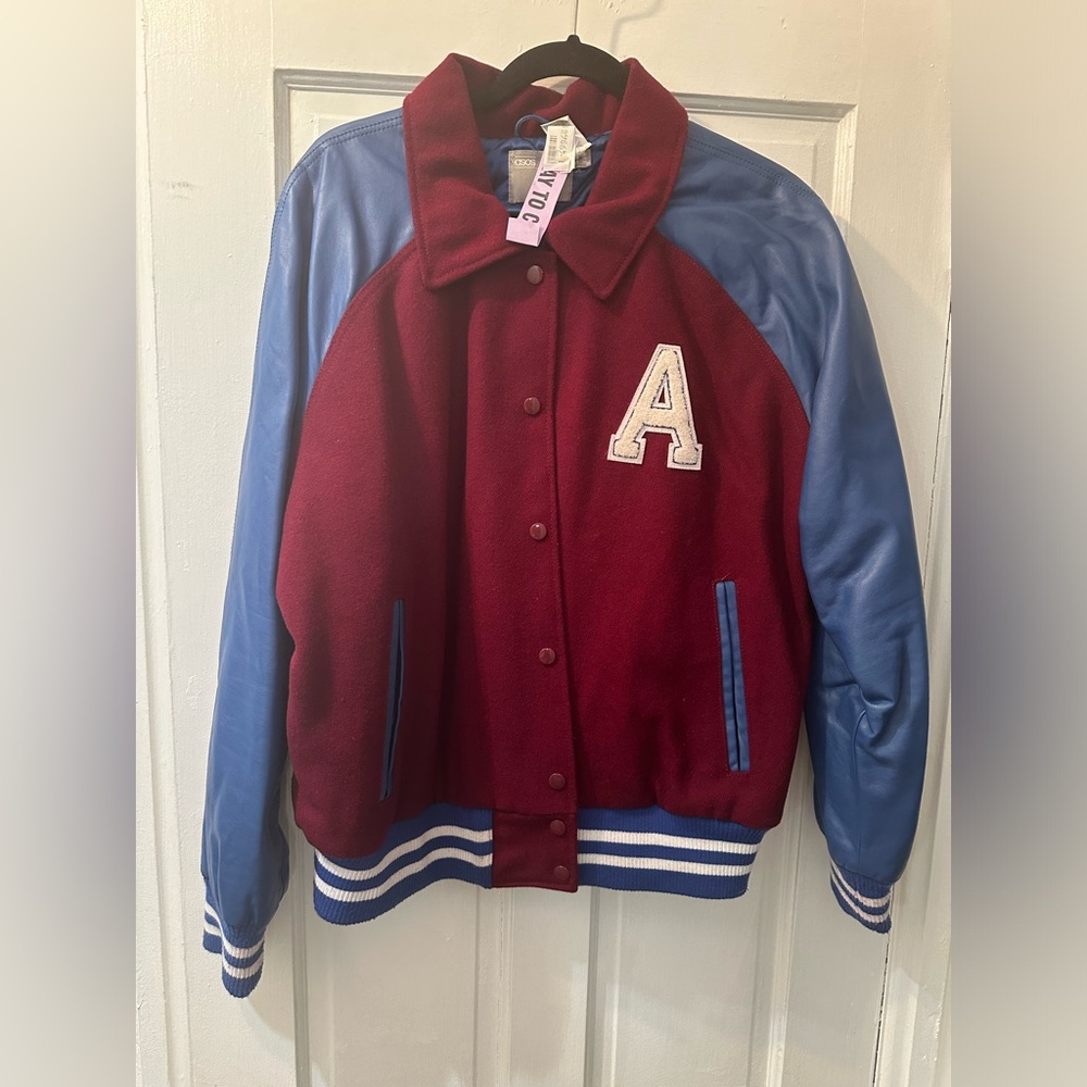 Asos Wool Blend Varsity Jacket - image 1